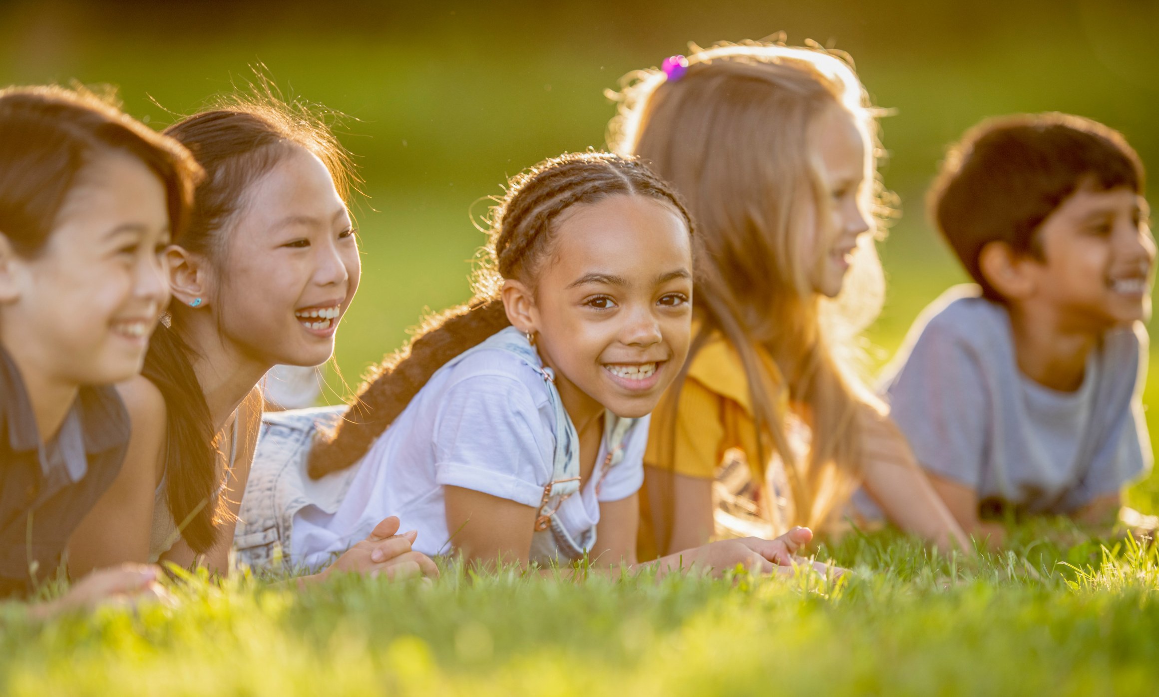 Kids playing outside